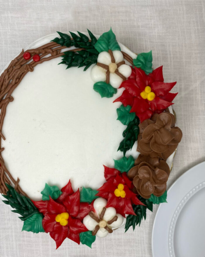 Winter Wreath Cake