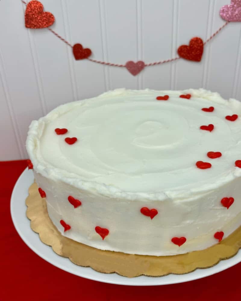 Textured Heart Cake Duke Bakery Local Bakery Since 1951 