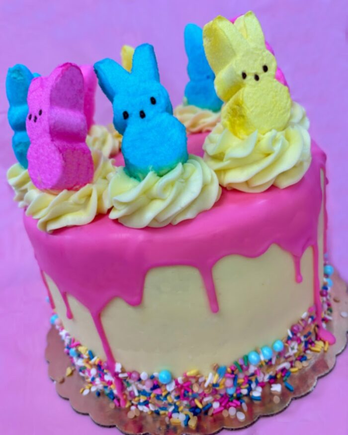 Peeps Drip Cake