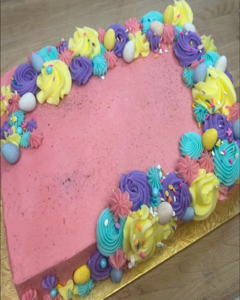 Speckled Easter Egg Sheet Cake Duke Bakery Local Bakery Since 1951 