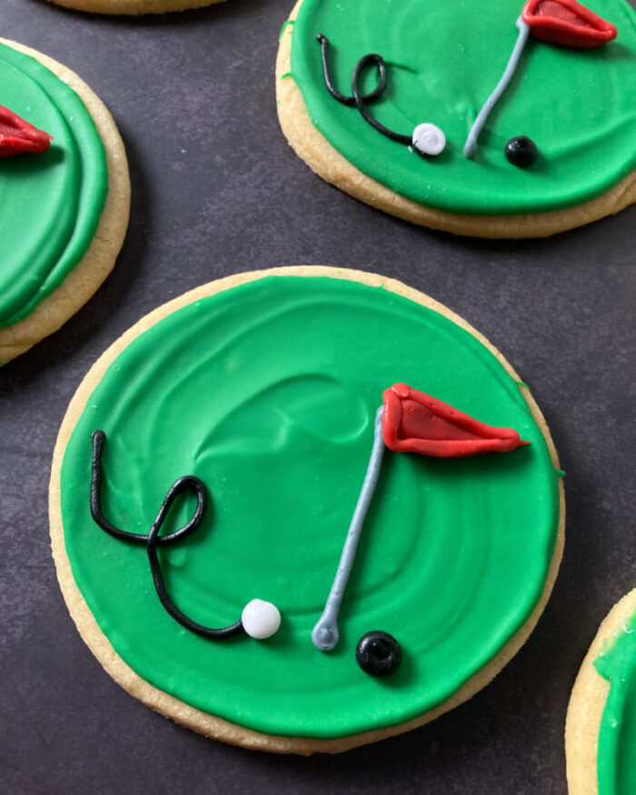 Golf Course Decorated Cookie Set