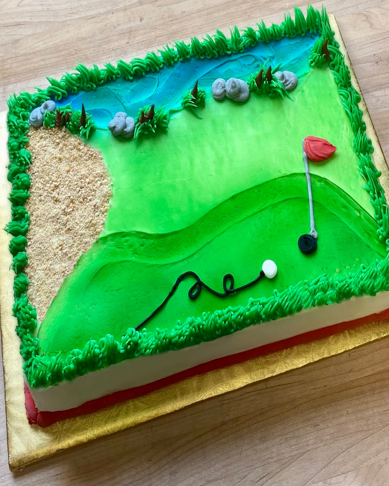 Golf Course Sheet Cake Duke Bakery Local Bakery since 1951