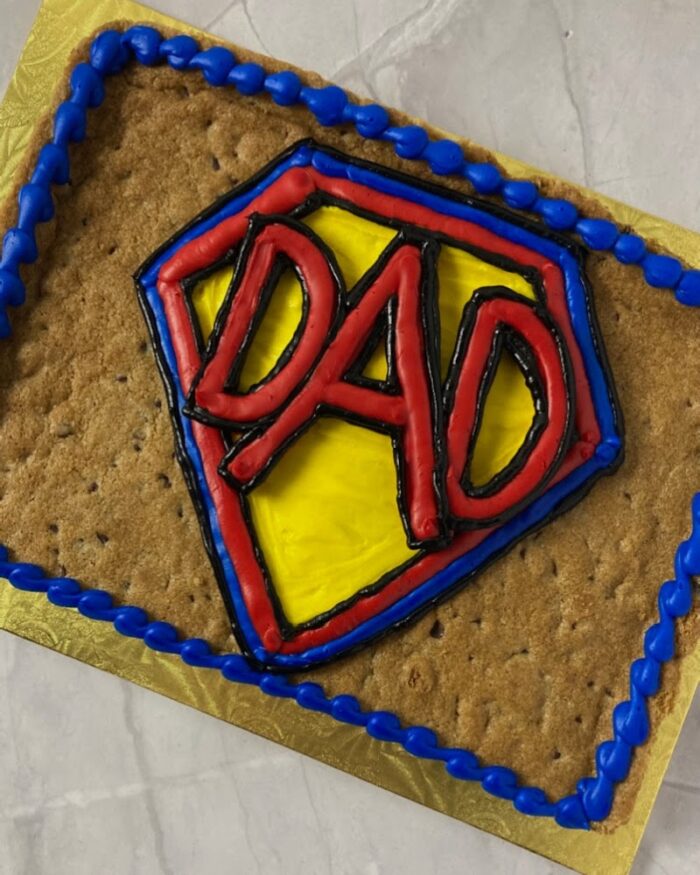 Super Dad Cookie Cake