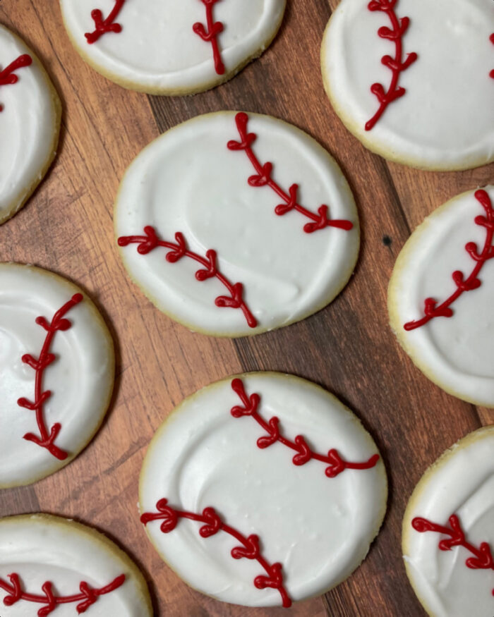 Baseball Decorated Cookie Set