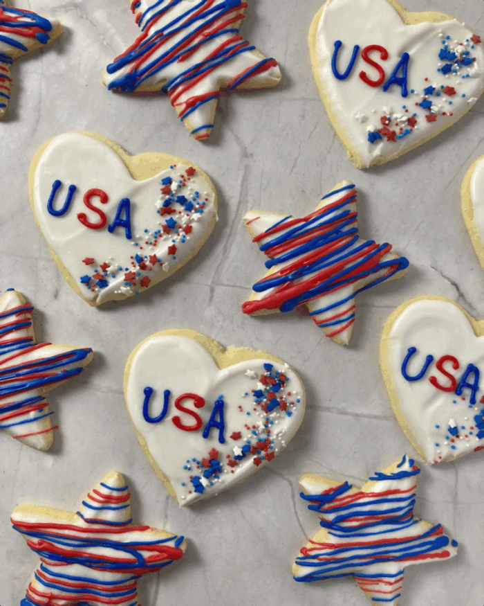 USA Decorated Cookie Set