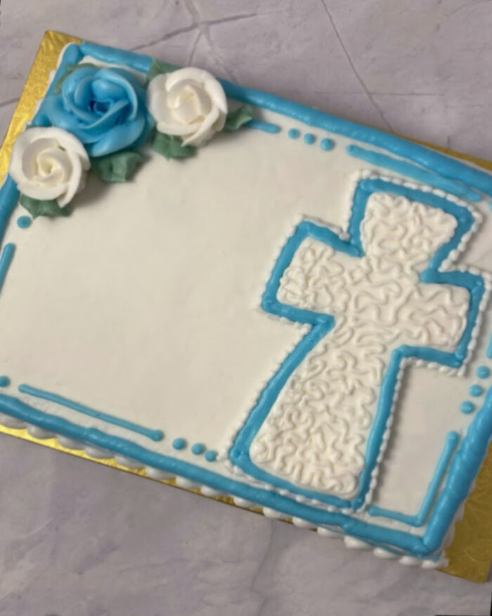 Cross Sheet Cake