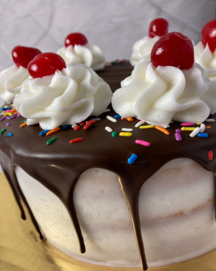 Banana Split Specialty Cake