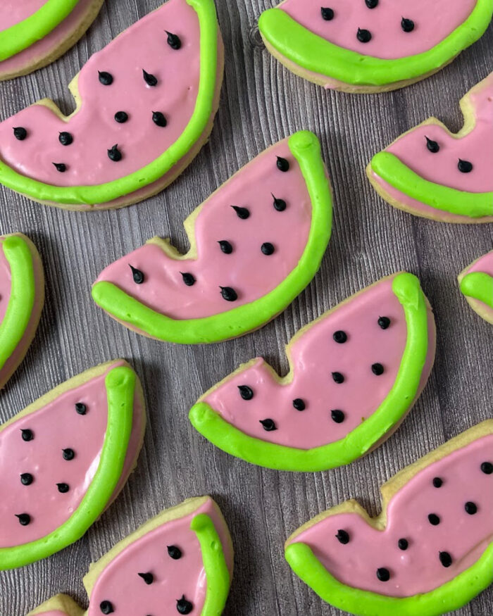Watermelon Decorated Cookie Set